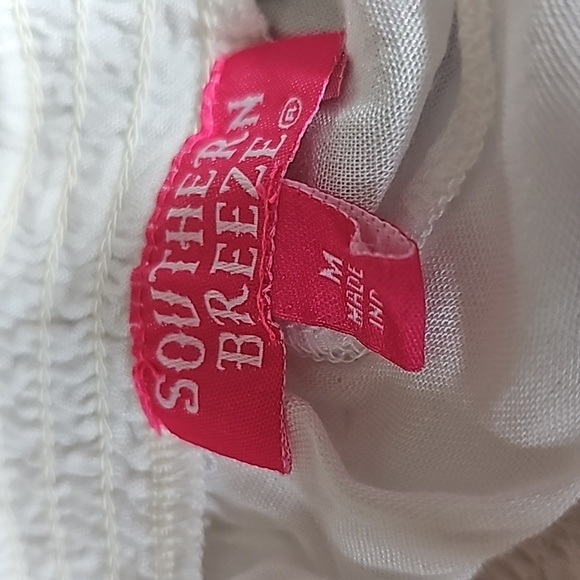 Southern Breeze Blue & White Tie Dye Beachy Pants Women's Size Small to Med NWT - Picture 14 of 16